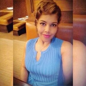 Grace Karin dress Size L Blue Stripe Sleeveless Sweater Dress With Belt Tie